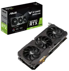 Placa de Vídeo Asus TUF Geforce, RTX 3080 OC, LHR, 10GB, V2 GDDR6X, DLSS, Ray Tracing, TUF-RTX3080-O10G-V2-GAMING