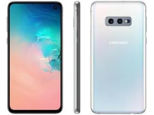 (PayPal) Smartphone Samsung Galaxy S10e 128GB Branco 4G - 6GB RAM Tela 5,8” Câm. Dupla + Selfie 10MP