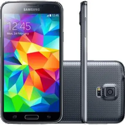 [Americanas] Smartphone Samsung Galaxy S5 Desbloqueado Android 4.4.2 Tela 5.1" 16GB 4G Wi-Fi Câmera 16 MP - Preto por R$ 1224