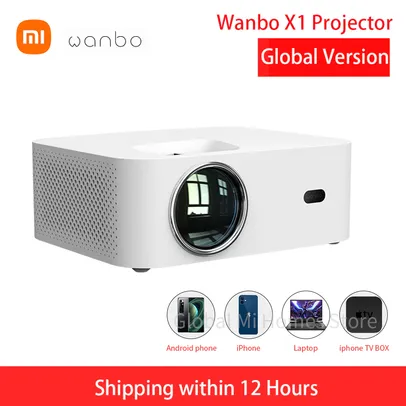 Mini Projetor MI X1 Wanbo | R$627