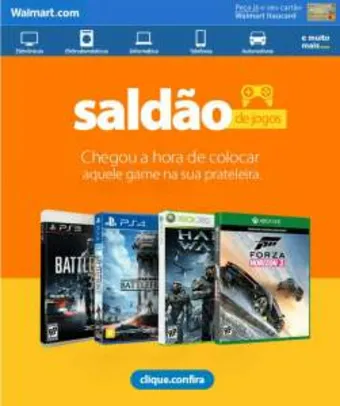 Saldão de jogos Walmart