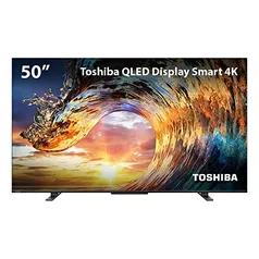 Smart TV QLED 50'' 4K Toshiba 50M550LS VIDAA 3 HDMI 2 USB Wi-Fi - TB013M