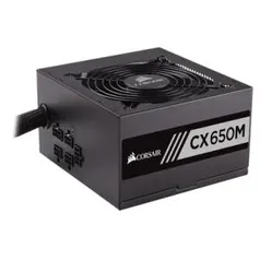 Fonte Semi Modular Corsair 650W CX650M 80 Plus Bronze - CP-9020103 - R$ 341