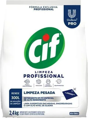 Limpador Cif Pó Limpeza Pesada 2,4kg