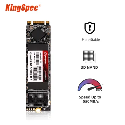 SSD M.2 SATA Kingspec 128GB