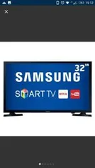 Smart TV LED 32" HD Samsung 32J4300 com Connect Share Movie, Screen Mirroring, Wi-Fi, Entradas HDMI e Entrada USB R#997