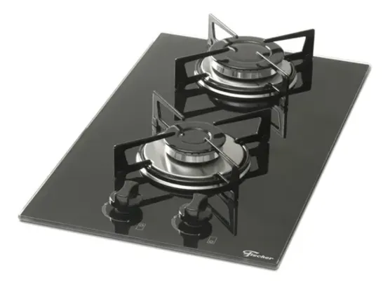 Fogão cooktop gás Fischer 7726-11474 preto 127V/220V