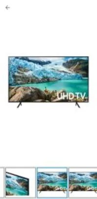Smart TV UHD 4K 2019 RU7100 49”, Visual Livre de Cabos, Controle Remoto Único e Bluetooth - Samsung | R$1709