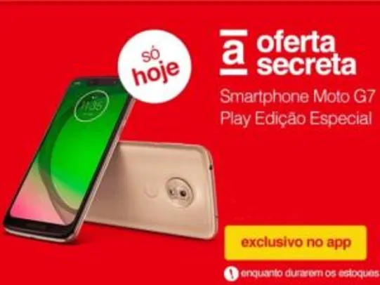 (Exclusivo no app) Motorola Moto G7 Play Edição Especial 32GB