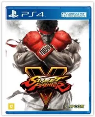 [Saraiva] Street Fighter V - PS4  por R$ 99