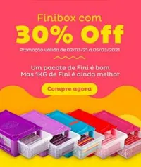 Tubes Fini 1K 30% de desconto em qualquer sabor