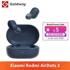 Fone de Ouvido Xiaomi Redmi Airdots 3 Hibrido - R$166