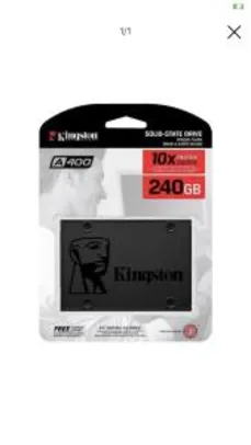 SSD 240gb Kingston (preço com cupom)