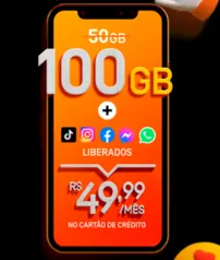 Oi Controle 100GB de internet + Ligacoes ilimitadas + TIKTOK + WHATASPP