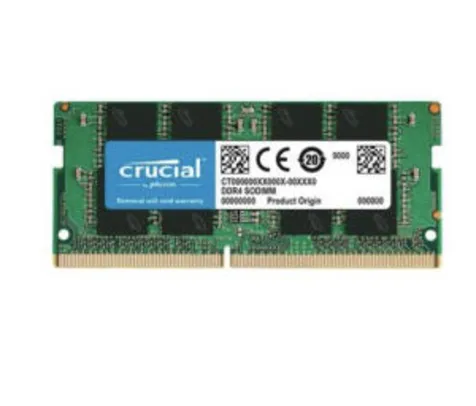 Memória Crucial, 16GB, 2666MHz, DDR4, Para Notebook