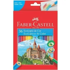 Lápis De Cor 36 Longo 120136 Faber por R$ 23