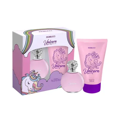 Kit Deo Colônia Unicorn Pink 100ml + Shower Gel 150ml