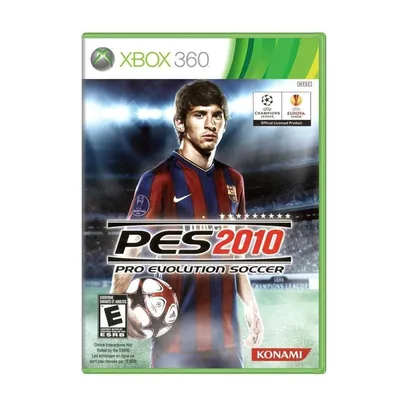 Game Pro Evolution Soccer 2010 Pes 10 Xbox 360