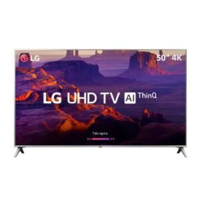 Smart TV LED 50" LG 50UK6510PSF Ultra HD 4k Wi-Fi