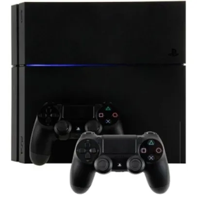 [Submarino] Console PlayStation 4 500GB + 2 Controles Dualshock 4 Nacional - R$ 1.699,00