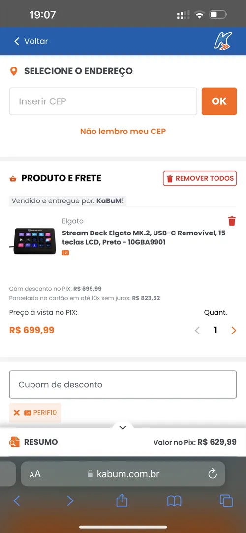 Imagen na descrição da promoção