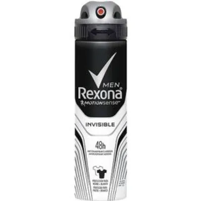[App] 2 Desodorante Antitranspirante Aerosol Rexona Men Invisible 150ml - R$12