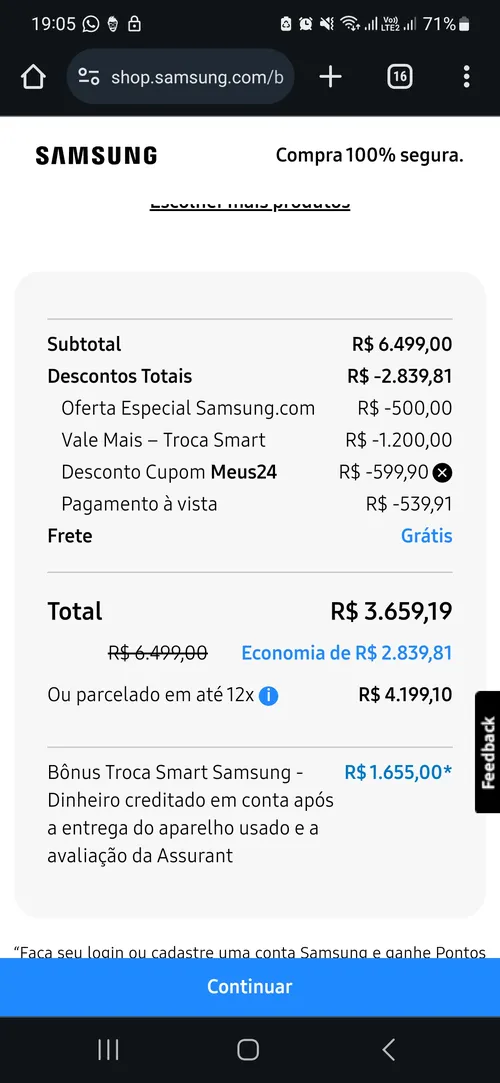 Imagen na descrição da promoção