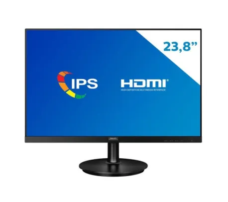 Monitor Phillips 23.8 FULL HD LED IPS 242V8A | R$672
