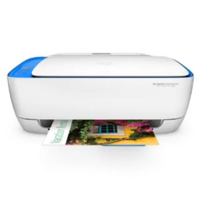 Multifuncional HP Deskjet Ink Advantage 3636 Wi-Fi, Impressora, Copiadora e Scanner - R$265,05 1x no cartão de crédito.