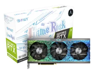 Placa de Vídeo Palit NVIDIA GeForce RTX 3070 TI GameRock, LHR, 8GB, GDDR6X, 256bit, DLSS, Ray Tracing, NED307T019P2-1047G