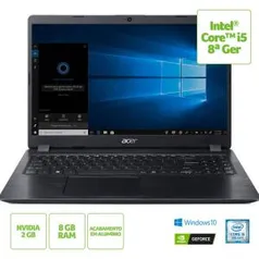 Notebook Acer A515-52G-58LZ 8ª Intel Core i5 8GB (Geforce MX130 com 2GB) 1TB Tela LED 15,6" Windows 10 - Preto - R$2302