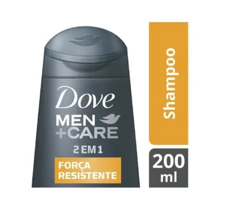 Shampoo 2 em 1 Dove Men +Care Força Resistente 200ml