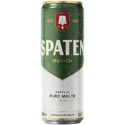 Cerveja Puro Malte Munich Helles Spaten Lata 350ml