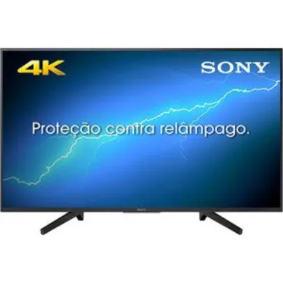 (APP) Smart TV 4K Sony LED 43” KD-43X705F 4K X-Reality Pro, Motionflow XR 240 - R$ 1799 (R$1.624 com AME)