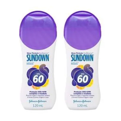 [Netfarma] Kit Protetor Solar Sundown FPS 60, 120ml - R$43 