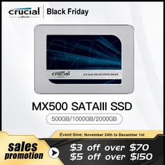 SSD Crucial MX500 500gb