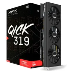 Placa de Vídeo XFX AMD Radeon RX 7700 XT Speedster QICK 319, 12GB, GDDR6, FSR, Ray Tracing, RX-77TQICKB9