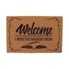 Capacho Super Print Welcome Beer 40 cm x 60 cm - Home Style | R$40