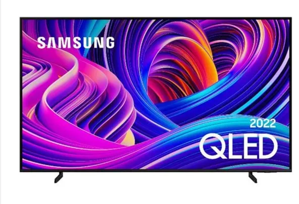 (AME R$ 1799) Smart TV 50" Samsung Q60B Qled 4K 3 HDMI 2 USB Wi-Fi - 2022