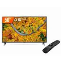 Smart TV LED 50 Ultra HD 4K LG 50UP751C ThinQ AI 2 HDMI USB Bluetooth Controle Smart Magic