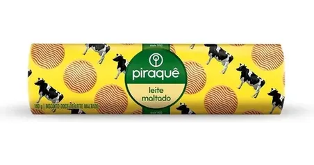 Piraquê Biscoito Leite Maltado