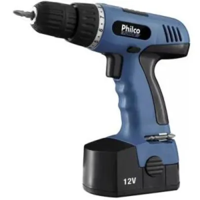 Parafusadeira Philco Force PPF02M 2 em 1 12V, Azul | R$ 149