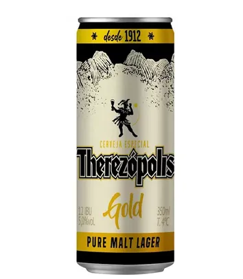 Cerveja Therezópolis Gold Puro Malte Premium - Lager Lata 350ml