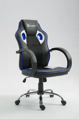 Cadeira Gamer Giratória c/ Altura Regulável Gallant Preta/Azul GCD10GPUA-AZ