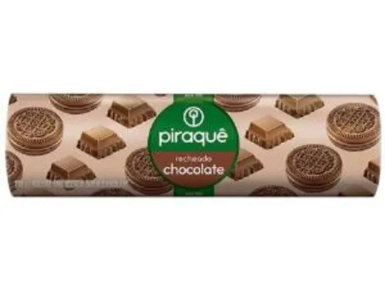 [App+Ouro] Biscoito Recheado Chocolate Piraquê - 160g | R$0,60