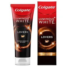 Colgate Creme Dental Clareador Luminous White Lovers Manchas De Café 70G