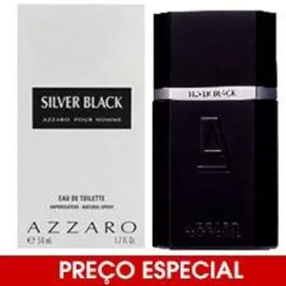 [Sephora] Azzaro Silver Black 100ml de R$320 por R$99