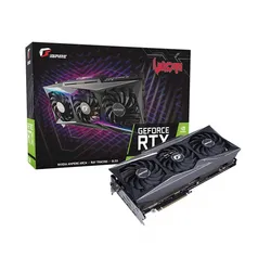 Placa de Vídeo Colorful, GeForce, iGame RTX 3080 Vulcan OC 10G-V, Com Tela LCD, LHR, 10GB, GDDR6X, DLSS, Ray Tracing