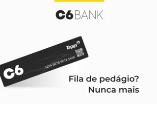 C6 Bank - TAGGY pedágio (Grátis)