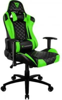 Cadeira Gamer Profissional TGC12 Preta/Verde ThunderX3.